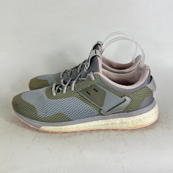 Adidas Response 3 Sneakers Women's 9 Gray Green Lace Up Athletic Shoes AQ6106 - Picture 5 of 10